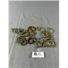 Image 1 : Large Lot Of Antique Brass Curtain Rings