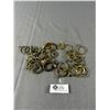 Image 2 : Large Lot Of Antique Brass Curtain Rings