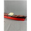 Image 2 : Vintage "S.S. Texaco North Dakota" Plastic Ship. Approx. 27" L