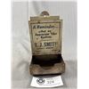 Image 2 : Vintage T.J. Smith General Merchant Cherhill Alberta Matchbox Holder. Hard To Find. Very Small Town