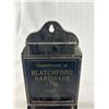 Image 2 : Vintage Blatchford Hardware LTD. Lloydminster Saskatchewan Matchbox Holder. Nice Condition