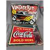 Image 2 : Collection of Drive in Pictures. Coca Cola,& Hot Rod Tin Signs