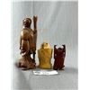 Image 2 : 3 Asian Wood Carvings