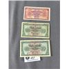 Image 2 : 3 WWII BelgianBanknotes Dated 1943