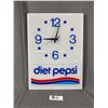 Image 1 : Vintage Diet Pepsi Battery Operated Clock