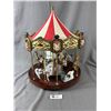 Image 1 : Gorgeous 19" High Musical Merry Go Round. Missing 1 Porcelain Piece