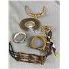 Image 2 : Vintage Tribal Jewelry Lot - Metal, Beaded, Stone & More