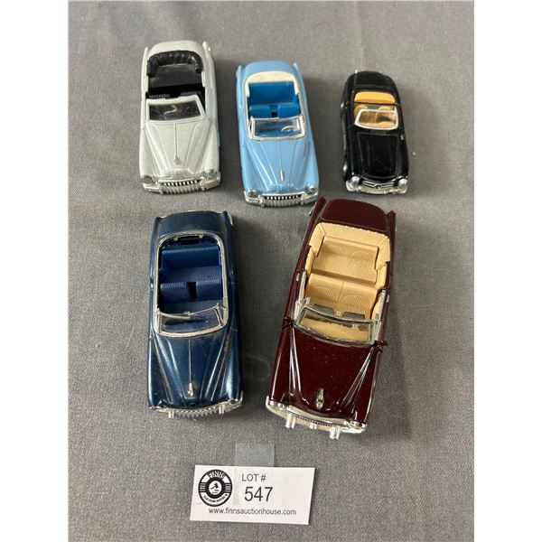 5 Die-cast Cars 1/38 Scale