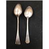 Image 2 : Lot of 2 Sterling Silver Teaspoons. Both Marked.