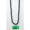 Image 1 : 18" Jade Bead Necklace - 7.5 mm beads