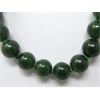 Image 2 : 18" Jade Bead Necklace - 7.5 mm beads