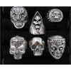 Image 2 : 12 New Biker Style Metal Rings