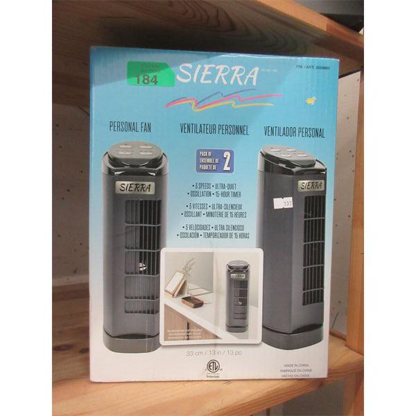 Sierra Twin Pack of 13  Personal Fans