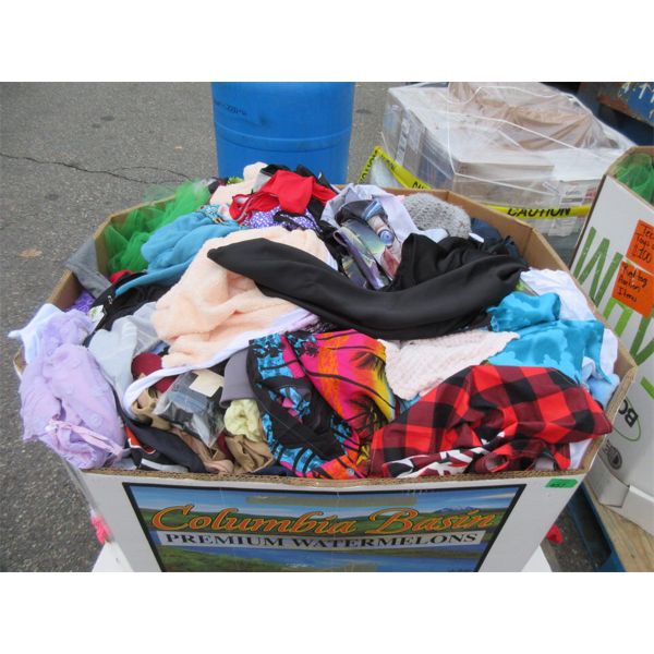 Skid of Assorted Clothing & Soft Household Goods