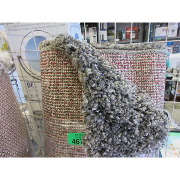 5' x 7' Grey Shag Area Carpet - Store Return