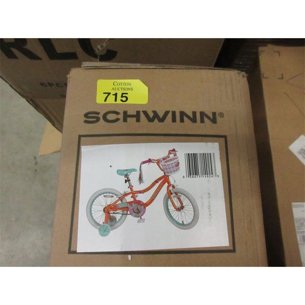 Girl's New Schwinn Elise Bicycle - 18" Wheels