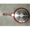 Image 3 : New Red Non-Stick Aluminum Fry Pan w/Lid - 24 cm