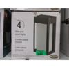 Image 1 : Set of 4 Solar Post Accent Lights - Open box