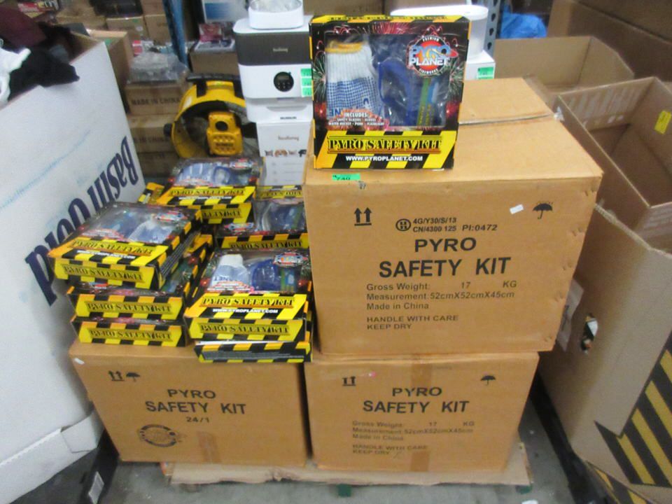 4 Cases of 12 New Pyro Safety Kits for Fireworks