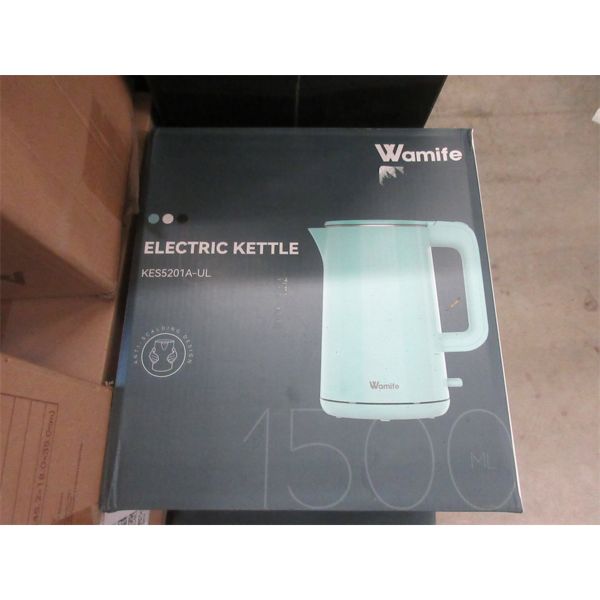 New Wamife 1.5 L Cordless Electric Kettle - Blue