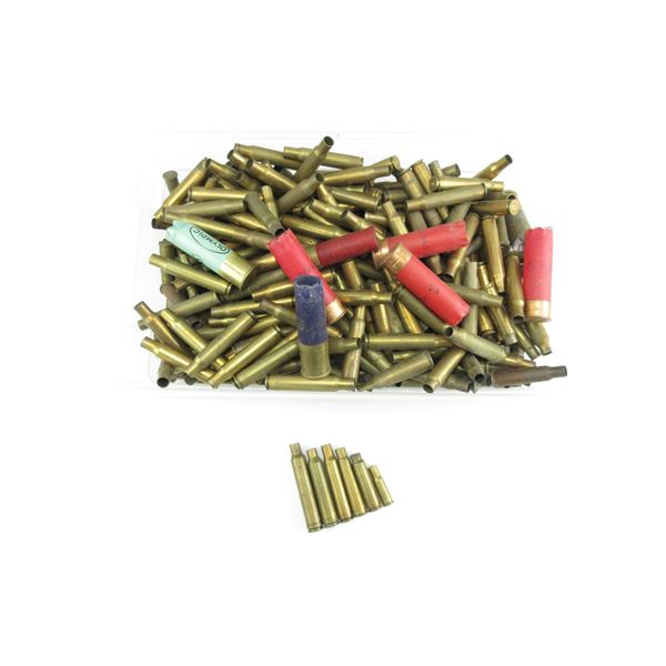NON-PRIMED ASSORTED BRASS CASES LOT