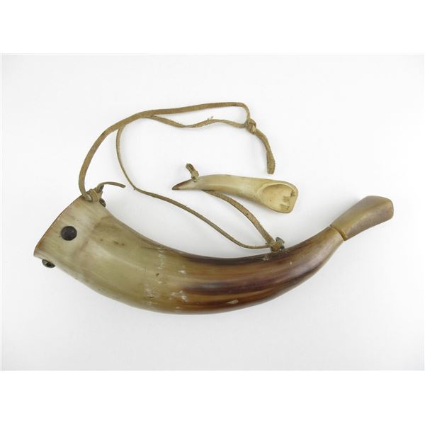 BLACK POWDER HORN