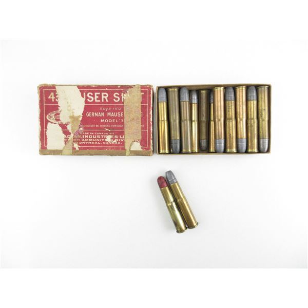 COLLECTIBLE GERMAN .43 MAUSER AMMO LOT