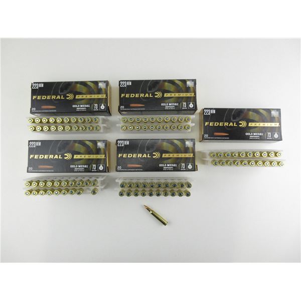 FEDERAL PREMIUM .223 REM AMMO LOT
