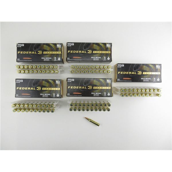 FEDERAL PREMIUM .223 REM AMMO LOT