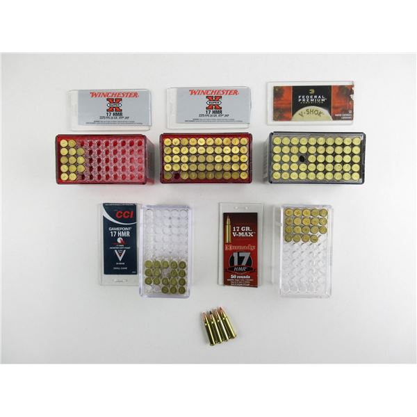 ASSORTED .17 HMR AMMO LOT