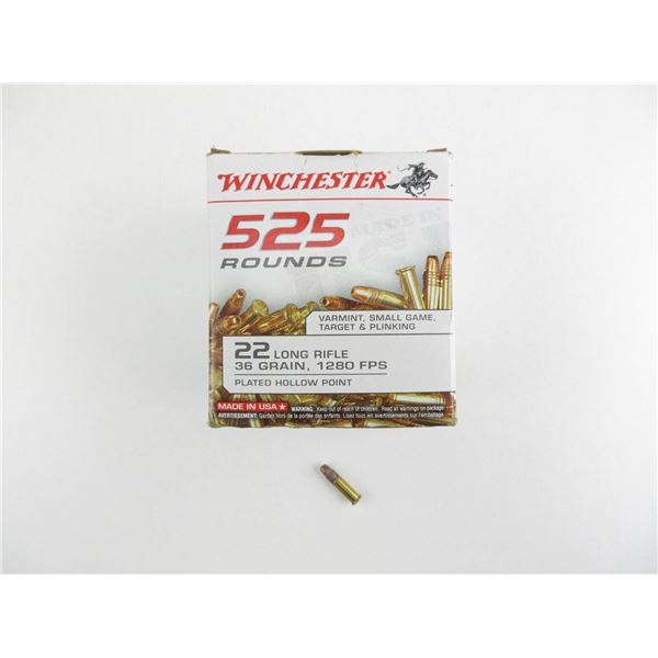 WINCHESTER .22 LONG RIFLE AMMO LOT