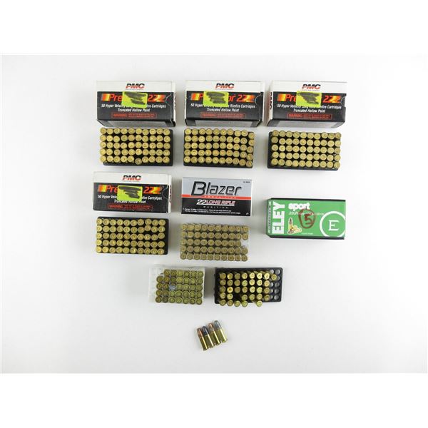 ASSORTED .22 LONG RIFLE AMMO LOT