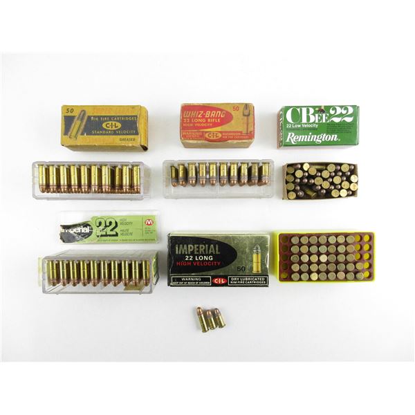 ASSORTED .22 SHORT AND LONG AMMO LOT