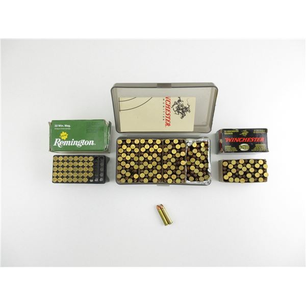 ASSORTED .22 WIN MAGNUM AMMO LOT