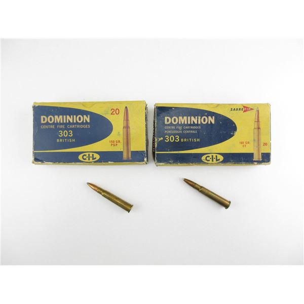 DOMINION .303 BR AMMO LOT