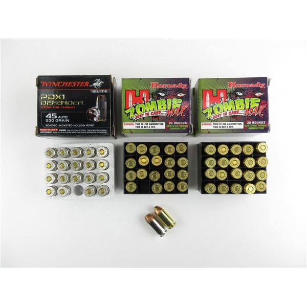 ASSORTED .45 AUTO AMMO LOT