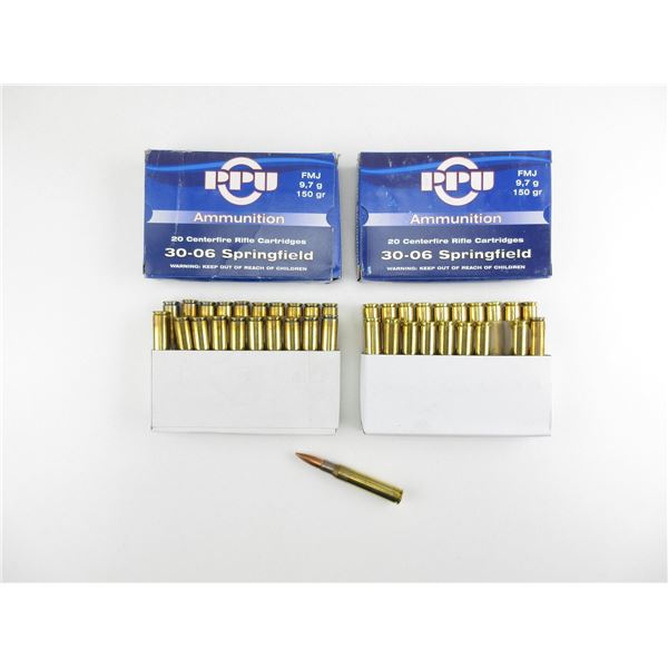 PPU .30-06 SPRINGFIELD AMMO LOT