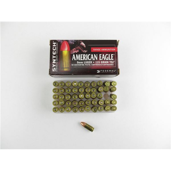 AMERICAN EAGLE 9MM LUGER AMMO