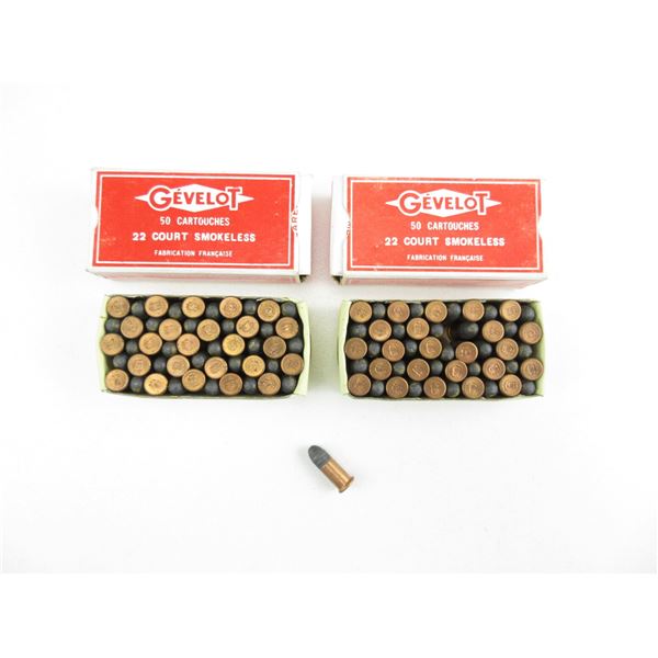 GEVELOT .22 SHORT AMMO LOT