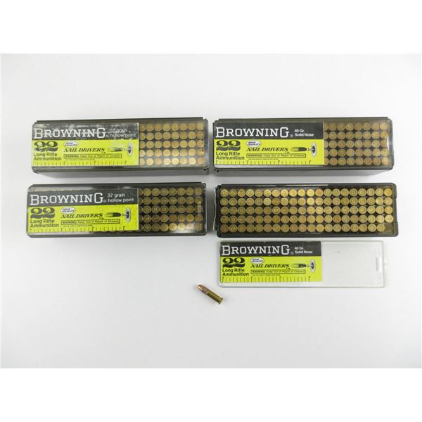 BROWNING .22 LONG RIFLE AMMO LOT
