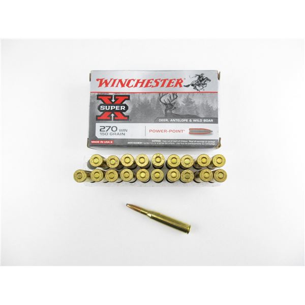 WINCHESTER .270 WIN AMMO LOT