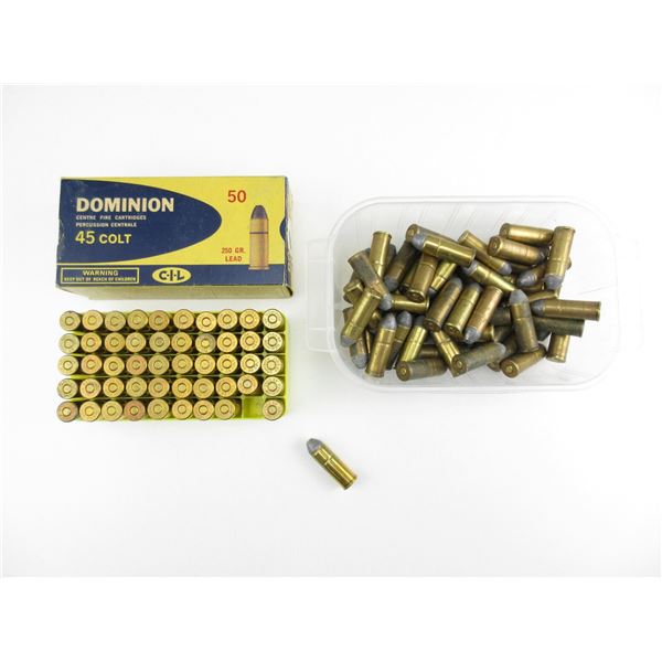 DOMINION ASSORTED .45 COLT AMMO LOT