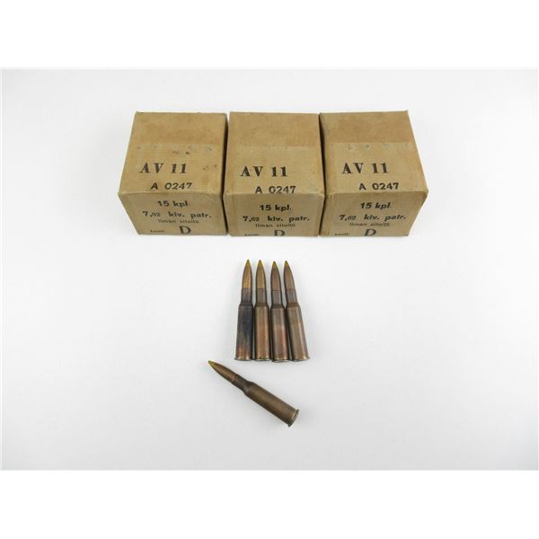 EUROPEAN 7.62X54R AMMO LOT