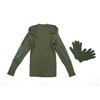 Image 2 : MILITARY TYPE WOOL SWEATER, SIZE LARGE AND GLOVES LOT