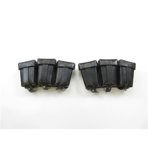 POST-WWII GERMAN AMMO POUCH LOT