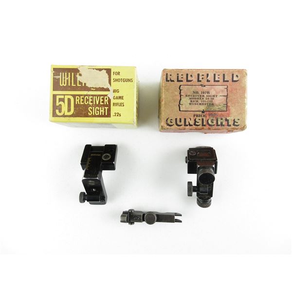 ASSORTED RIFLE PEEP SIGHTS LOT