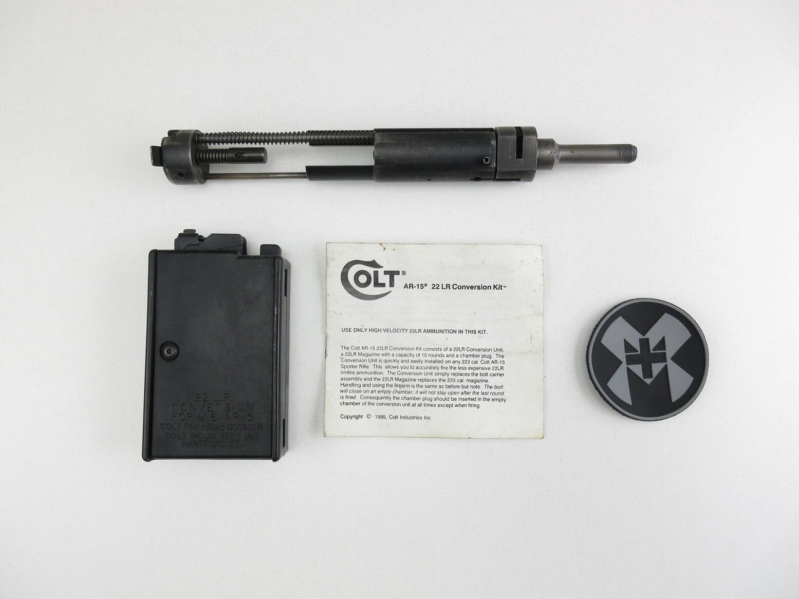 COLT AR-15 .22 LR CONVERSION KIT LOT - Switzer's Auction & Appraisal ...