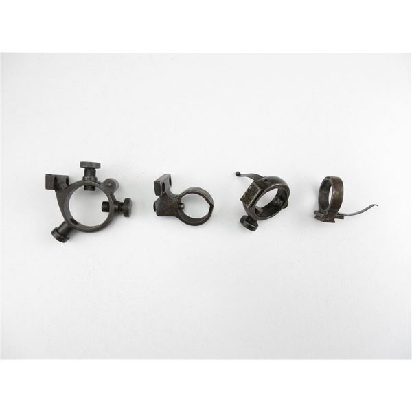 VINTAGE ADJUSTABLE SCOPE RINGS LOT