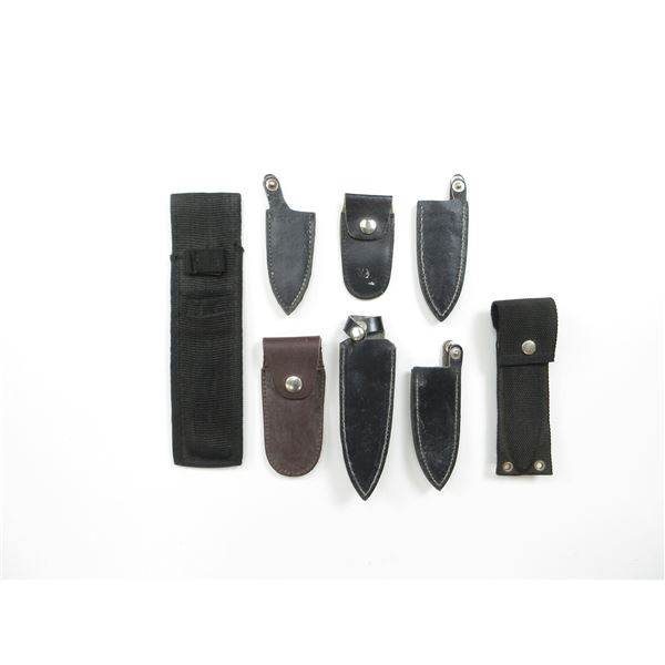 ASSORTED KNIFE SHEATHS LOT