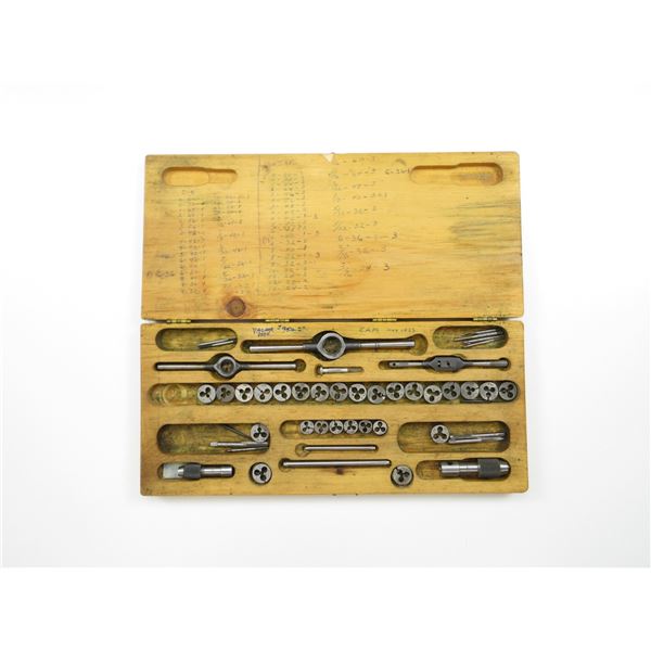 ASSORTED SAE TAP AND DIE SET LOT